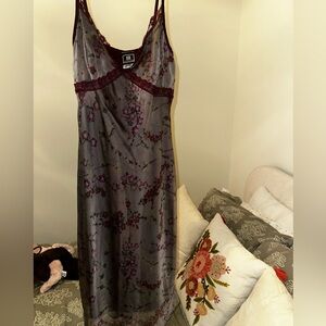 Maurices Floral Chemise in Purple and Gray
